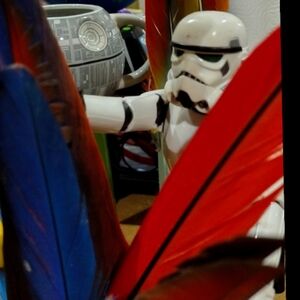 1 Giant Storm Trooper From Star Wars. Some Small Cracks - Still Functional